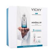 Zestawy kosmetyków damskich - Vichy Minéral 89 zestaw Serum do twarzy 50 ml + krem do twarzy na dzień 15 ml + krem do twarzy na noc 15 ml + woda micelarna 100 ml dla kobiet - miniaturka - grafika 1