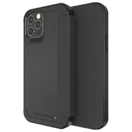 Etui i futerały do telefonów - Etui Gear4 D3O Wembley Flip Wallet do iPhone 12 / 12 Pro czarny/black - miniaturka - grafika 1