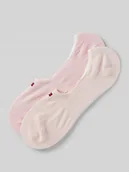 Skarpetki damskie - Skarpetki stopki z nadrukiem z logo w zestawie 2 szt. - miniaturka - grafika 1