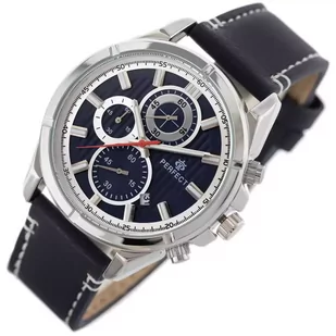 Zegarek ZEGAREK MĘSKI PERFECT CH03L - CHRONOGRAF (zp352f) + BOX - Zegarki męskie - miniaturka - grafika 2