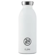 Butelki termiczne - 24Bottles Butelka termiczna Clima Basic 500 ml biała 51 - miniaturka - grafika 1