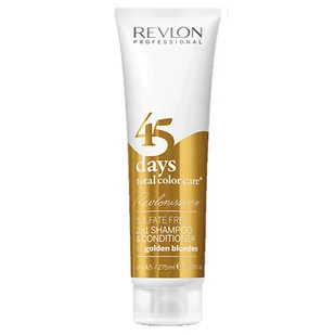 Revlon professional 45 Days Golden Blondes 2 w 1 szampon i odżywka do włosów, złoty blond 275ml 7848 - Szampony do włosów - miniaturka - grafika 1