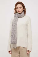 Swetry damskie - Pepe Jeans sweter z domieszką wełny damski kolor beżowy - miniaturka - grafika 1
