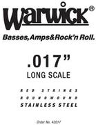 Struny gitarowe  - Warwick 42017 RED.017, Stainless Steel, struna pojedyncza do gitary basowej - miniaturka - grafika 1