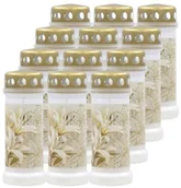 Lampiony i znicze - Znicze plastikowe zalewane BOLSIUS NR 6L Lilia 17cm ~70h 12szt. - miniaturka - grafika 1