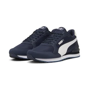 Sneakersy nylonowe unisex ST Runner v4 PUMA Club Navy White Blue - Buty trekkingowe męskie - miniaturka - grafika 1