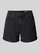 Spodenki damskie - Szorty jeansowe o kroju relaxed fit z mieszanki bawełny model ‘ZURI’ - miniaturka - grafika 1