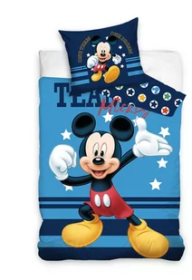 Mickey Komplet pościeli bawełnianej  1Y41QP 1Y41QP SAM  160x200 - Pościel dla dzieci - miniaturka - grafika 1