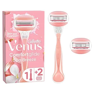 Venus Gillette Comfortglide Spa Breeze damska maszynka do golenia, 2 ostrza, 3 wbudowane ostrza - Maszynki do golenia i wkłady - miniaturka - grafika 1