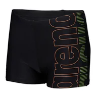 Kąpielówki męskie - Dziecięce Bokserki kąpielowe ARENA BOY'S SWIM SHORT GRAPHIC 005548/560 – Czarny - miniaturka - grafika 1