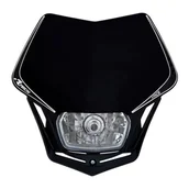 Części motocyklowe - Enduro Racetech V-Face Reflektor Czarny - miniaturka - grafika 1