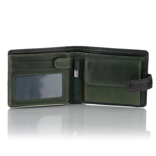 Portfel męski Visconti TR-35 RFID - zielony - Portfele - miniaturka - grafika 1