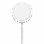 Ładowarki do telefonów - Belkin Przenośna Bezprzewodowa Podkładka Ładująca Z Magsafe Belkin Boostcharge Pro, Szybkie Ładowanie Do 15 W, (Brak Zasilacza W Zestawie) – Biała - miniaturka - grafika 1