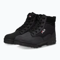 Botki damskie - Buty damskie FILA Grunge Ii Mid black - miniaturka - grafika 1
