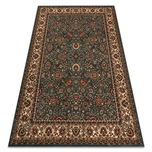 Dywan wełniany KASHQAI 4362 410 ornament / beż zielony 160x240 cm - Dywany - miniaturka - grafika 1