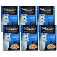 Mokra karma dla kotów - Miamor Feine Filets - mokra karma dla kota tuńczyk w galarecie z kraba 6x100g - miniaturka - grafika 1
