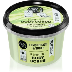 Organic Shop Peeling do ciała Trawa cytrynowa i cukier 250 ml SIBERICA - Peelingi do ciała - miniaturka - grafika 1