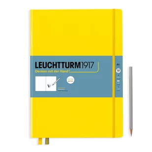 Leuchtturm1917, szkicownik Master, A4+, cytrynowy - Zeszyty szkolne - miniaturka - grafika 1