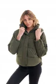 Płaszcze damskie - LEE PUFFER JACKET SERPICO GREEN L56VMMOJ XS - miniaturka - grafika 1