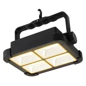 Lampy ogrodowe - Lampa zewnętrzna przenośna Solar 36488-15 Globo LED 15W 4000K IP44 czarna - miniaturka - grafika 1