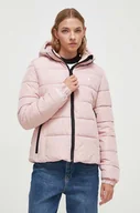 Kurtki damskie - Superdry kurtka damska kolor różowy zimowa - miniaturka - grafika 1
