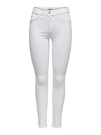 Spodnie damskie - ONLY Damskie spodnie jeansowe, biały, (XXL) W / 34L - miniaturka - grafika 1