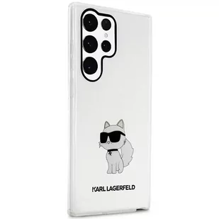 Etui ochronne na telefon Karl Lagerfeld KLHCS23LHNCHTCT do Samsung Galaxy S23 Ultra S918 transparent hardcase Ikonik Choupette - Etui i futerały do telefonów - miniaturka - grafika 4