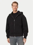 Bluzy męskie - Calvin Klein Bluza LV04RE218G Czarny Relaxed Fit - miniaturka - grafika 1