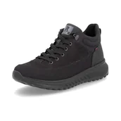 Półbuty męskie - Rieker Męskie buty sznurowane U0173, czarne, 46 EU, czarny, 46 EU - miniaturka - grafika 1