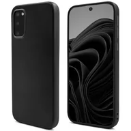 Etui i futerały do telefonów - Moozy Lifestyle. Zaprojektowany dla etui Samsung S20 FE, czarne – etui z płynnego silikonu z matowym wykończeniem i miękką wyściółką z mikrofibry - miniaturka - grafika 1