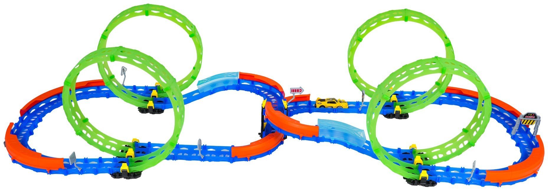 Tor Wyścigowy Świecący w Ciemności 86el. EDUKAMP