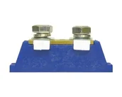 Inne akcesoria elektryczne - Zacisk zerowy niebieski mocowany do podłoża - miniaturka - grafika 1