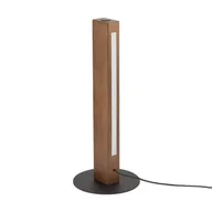 Lampy stojące - TEO ORZECH LAMPKA NOCNA LED - miniaturka - grafika 1