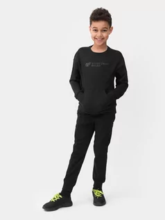 Odzież sportowa dziecięca - Spodnie casual joggery chłopięce - 4F - grafika 1