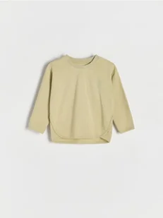 Reserved - Bawełniany longsleeve - jasnozielony - Bluzki dla niemowląt - miniaturka - grafika 1