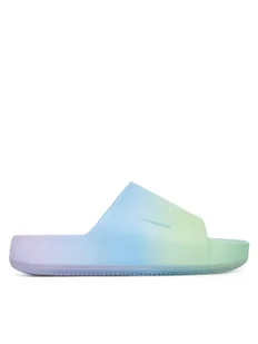 Nike Sneakersy Calm Slide Se HJ8173 400 Błękitny - Klapki i japonki damskie - miniaturka - grafika 1