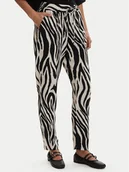 Spodnie damskie - Vero Moda Spodnie materiałowe Jesmilo 10279691 Beżowy Regular Fit - miniaturka - grafika 1