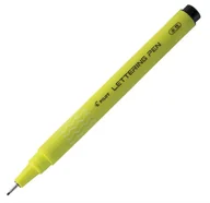 Cienkopisy - PILOT-  Marker cienki Lettering Pen  Czarny - miniaturka - grafika 1