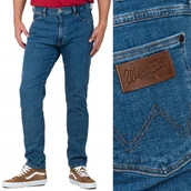 Spodnie męskie - Wrangler LARSTON SLIM TAPERED Sabotage ELASTYCZNY CIENKI DżINS W32 L32 - miniaturka - grafika 1