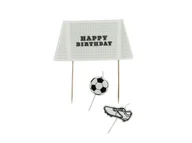 Ciasta i półprodukty do ciast - Zestaw dekoracji na tort Piłka Nożna - 3 szt. - miniaturka - grafika 1