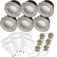 Oprawy, klosze i abażury - 6x Oprawa hermetyczna IP44 + LED GU10 5W podbitka - miniaturka - grafika 1