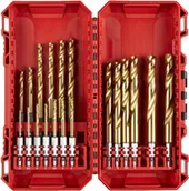 Wiertła - Milwaukee 19 Piece Metal Drill Bit Set MILWAUKEE SWave 1/4 Hex SW HSS-G TIN - miniaturka - grafika 1