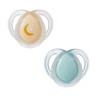 Smoczki do butelek - TOMMEE TIPPEE Zestaw 2 smoczków 0-6m NIGHT mix - miniaturka - grafika 1
