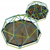 Place zabaw - TP TOYS KOPUŁA WSPINACZKOWA METALOWA DLA DZIECI PIASKOWNICA DO WSPINACZKI - miniaturka - grafika 1