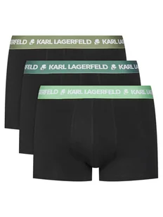KARL LAGERFELD Komplet 3 par bokserek A1M47021 Czarny - Majtki męskie - miniaturka - grafika 1