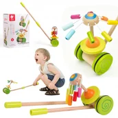Zabawki zręcznościowe - DLA DZIECI PCHACZ KARUZELA NA SPACER - miniaturka - grafika 1