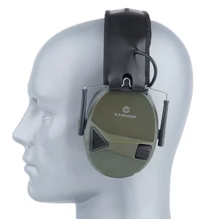 Earmor - Aktywne ochronniki słuchu M30 - Foliage Green - M30-FG - Ochrona oczu i twarzy - miniaturka - grafika 2