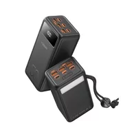 Powerbanki - Veger Power bank Tank Lite 56 000mAh LCD Quick Charge PD 130W czarny W5001C - miniaturka - grafika 1