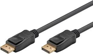 Goobay 64799 kabel DisplayPort 3 m Czarny - Kable komputerowe i do monitorów - miniaturka - grafika 1