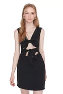 Sukienki - Trendyol Sukienka - Beżowa - Mini, Czarny, L - miniaturka - grafika 1